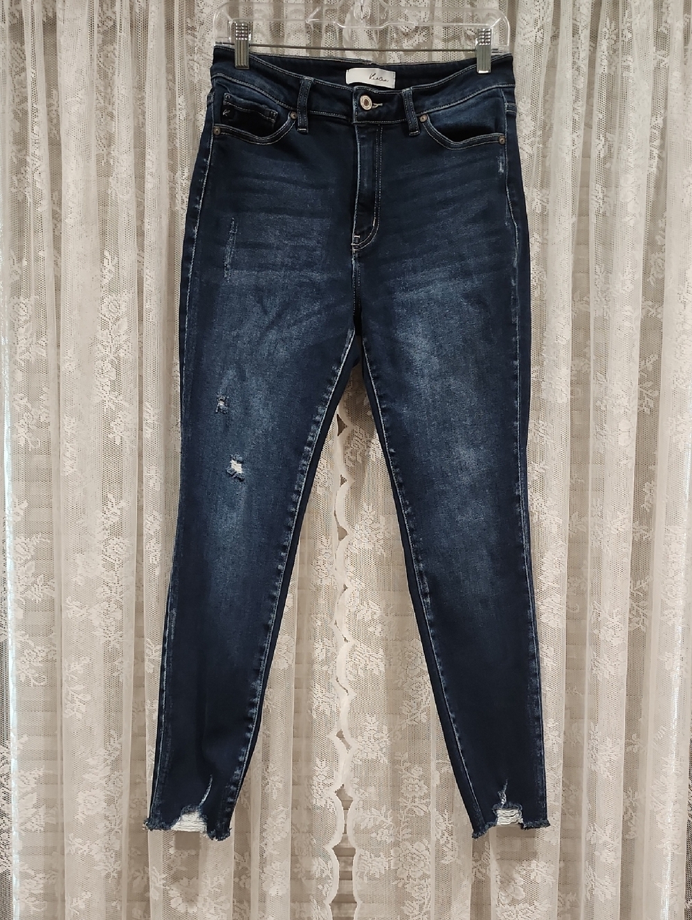 KANCAN "SHARKBITE" SKINNY JEANS